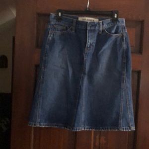 Gap jean skirt